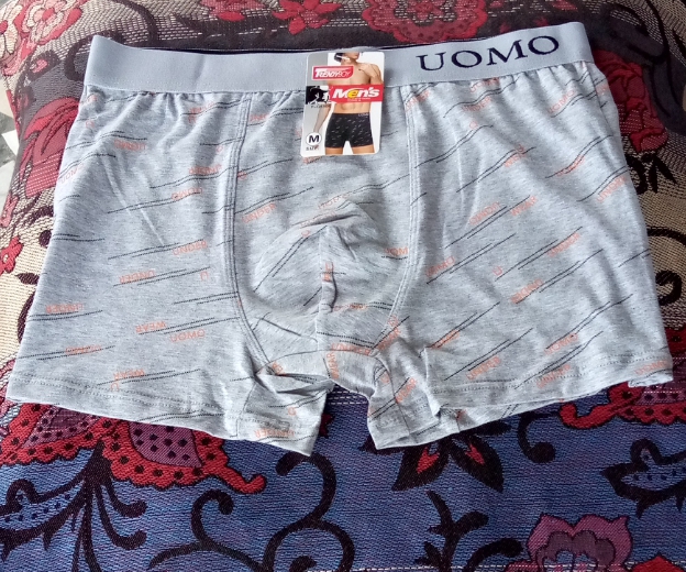 Homme - Boxer UOMO Gris avec motif trait [M].jpeg